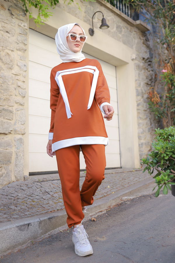 TUNIK PANTOLON Kiremit - 3245