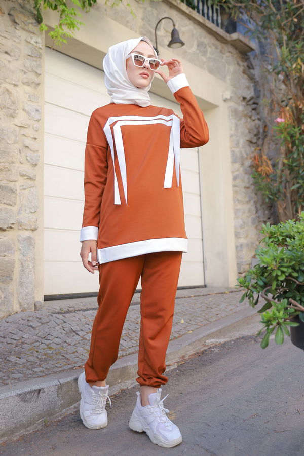 TUNIK PANTOLON Kiremit - 3245