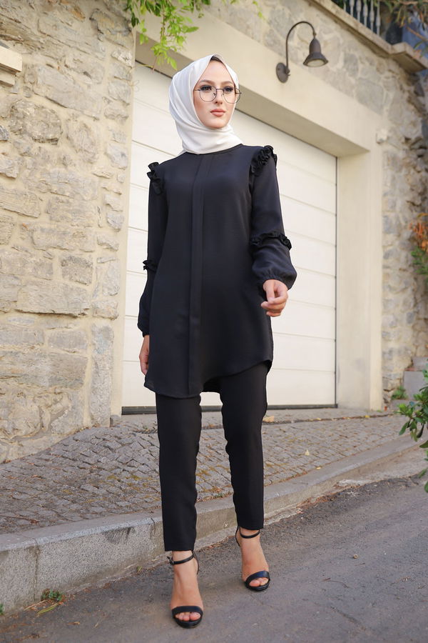 9043 TUNIK PANTOLON Siyah - 9043