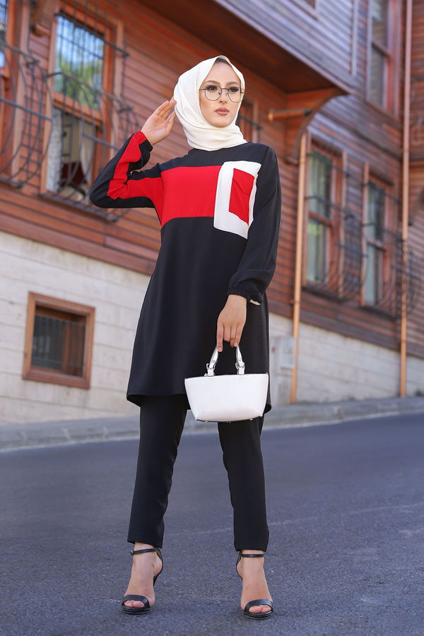 9052 TUNIK PANTOLON Siyah - 9052