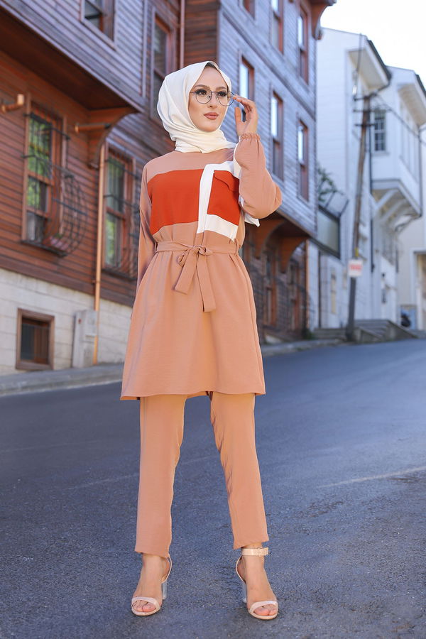 9052 TUNIK PANTOLON Kiremit - 9052 KİREMİT