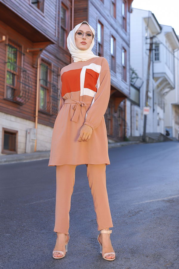 9052 TUNIK PANTOLON Kiremit - 9052 KİREMİT