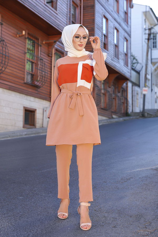 9052 TUNIK PANTOLON Kiremit - 9052 KİREMİT