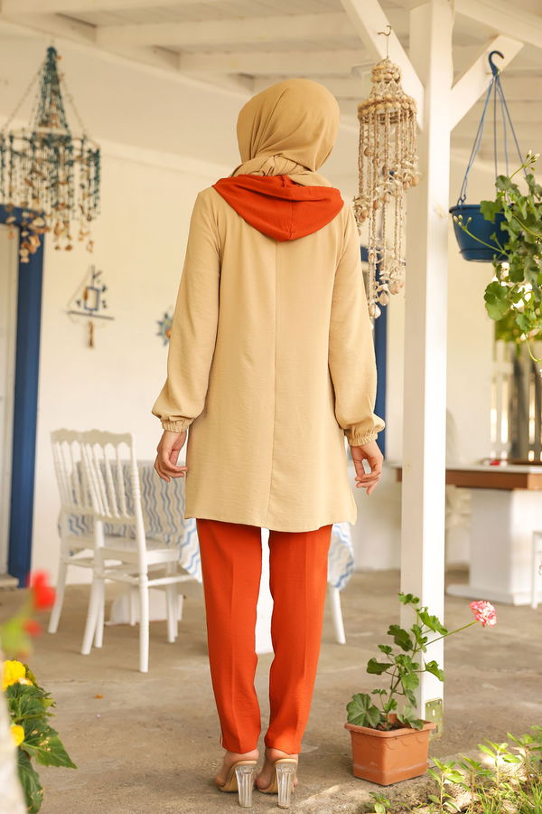 9051 TUNIK PANTOLON Kiremit - 9051