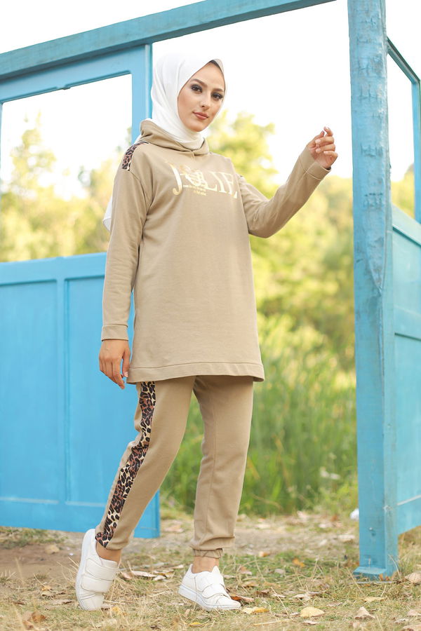 Tunık + Pantolon Bej - 8328