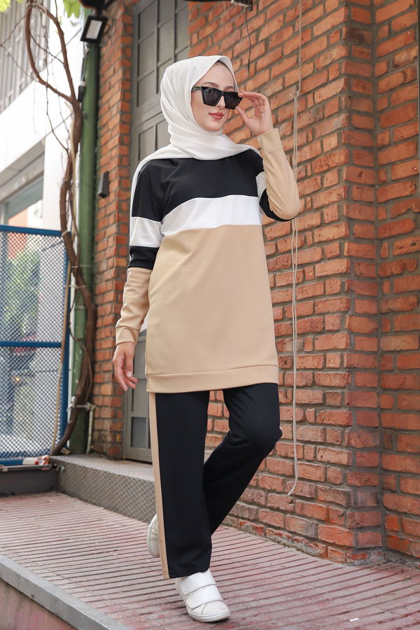 TUNIK PANTOLON Bej - 6570 BEJ