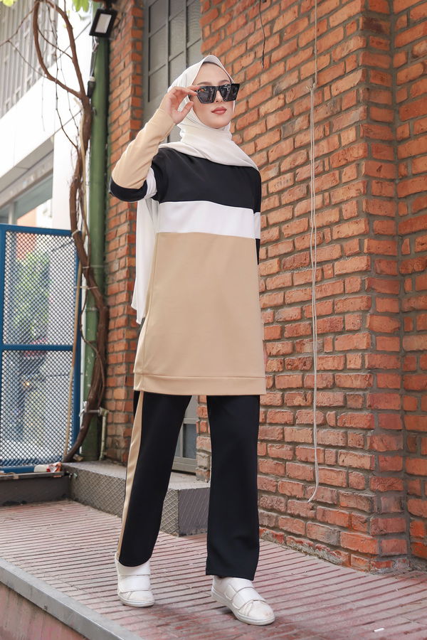 TUNIK PANTOLON Bej - 6570 BEJ