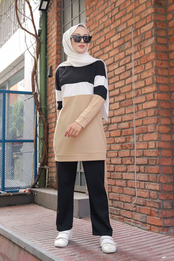TUNIK PANTOLON Bej - 6570 BEJ