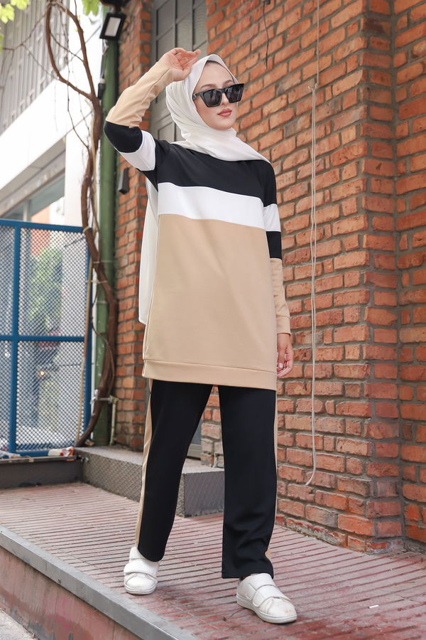 TUNIK PANTOLON Bej - 6570 BEJ
