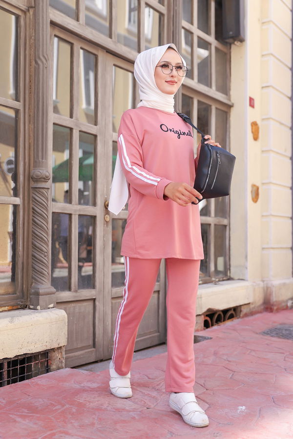 TUNIK PANTOLON Pembe - 8401 PEMBE