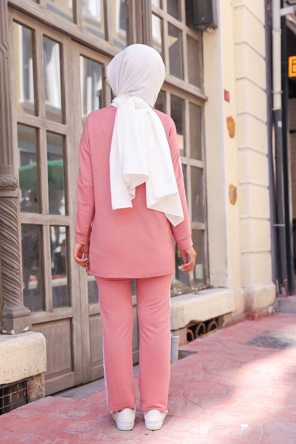 TUNIK PANTOLON Pembe - 8401 PEMBE