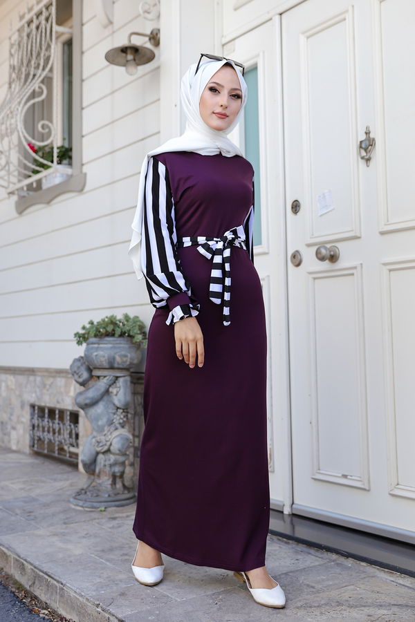 5266 ELBISE Mürdüm - 5266 MÜRDÜM