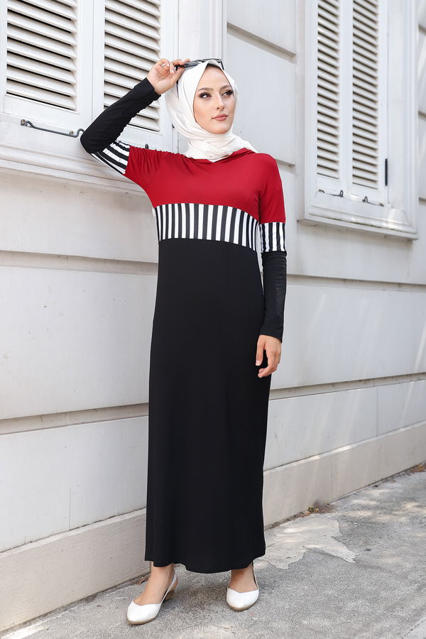 5260 ELBİSE Bordo - 5260