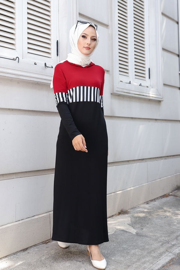 5260 ELBİSE Bordo - 5260