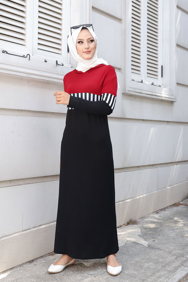 5260 ELBİSE Bordo - 5260