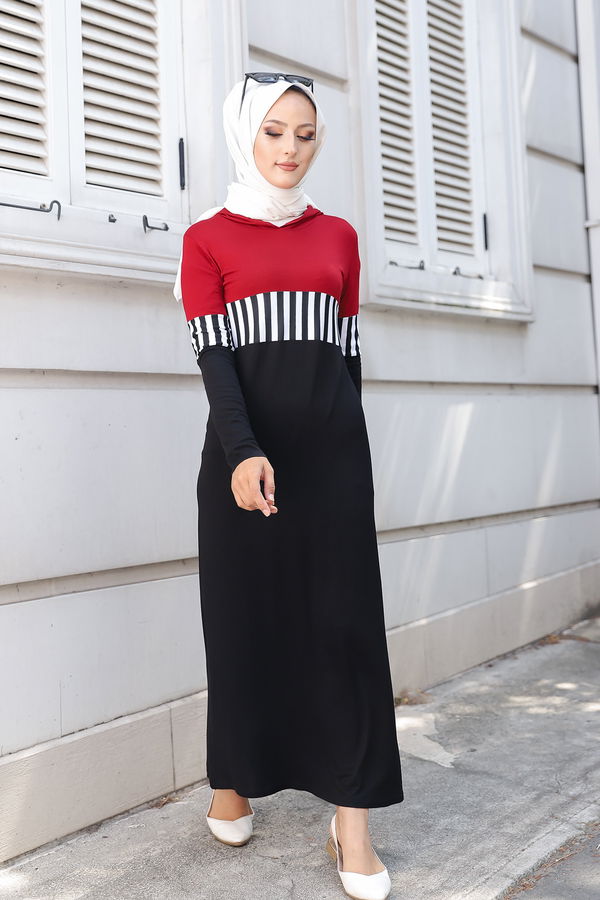 5260 ELBİSE Bordo - 5260
