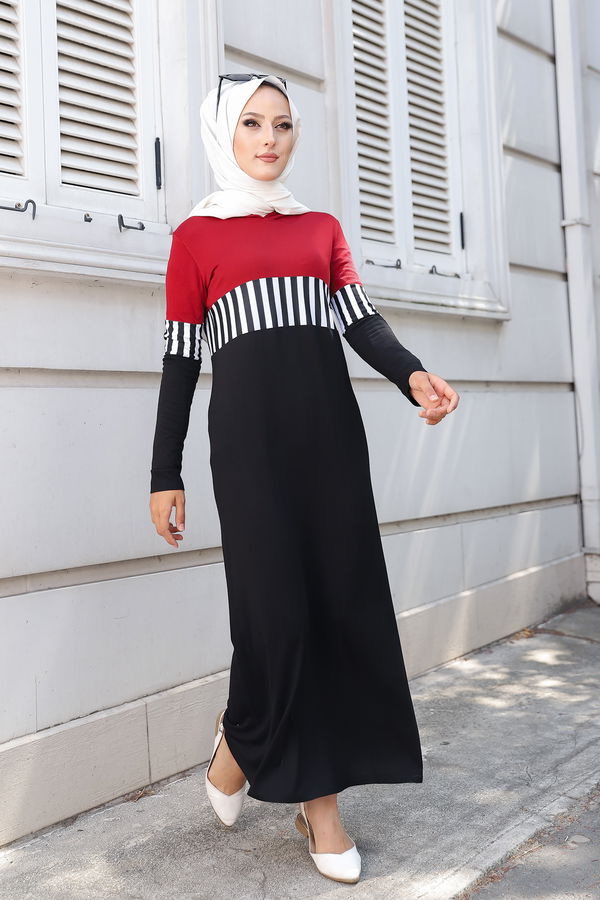 5260 ELBİSE Bordo - 5260