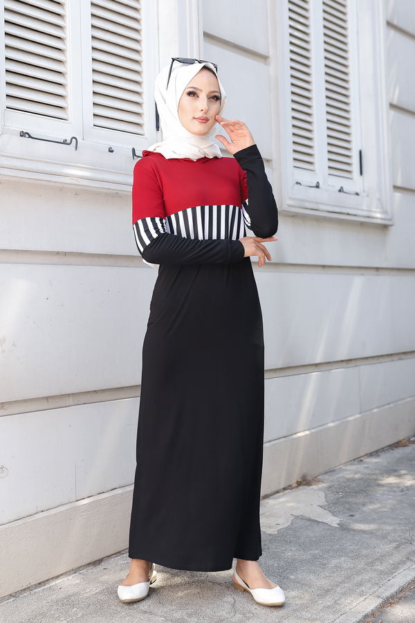 5260 ELBİSE Bordo - 5260