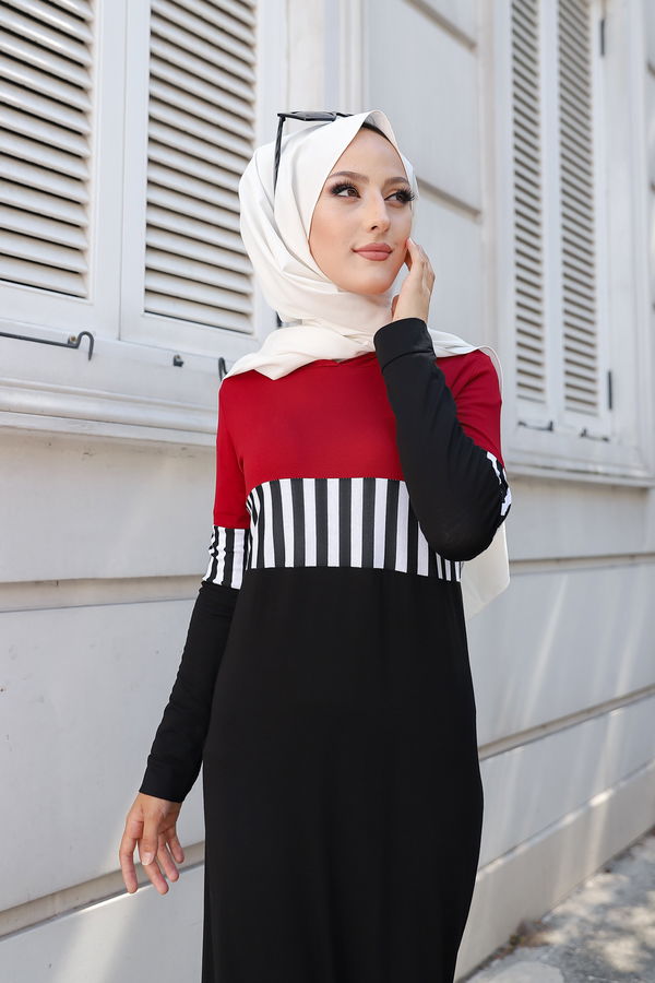 5260 ELBİSE Bordo - 5260
