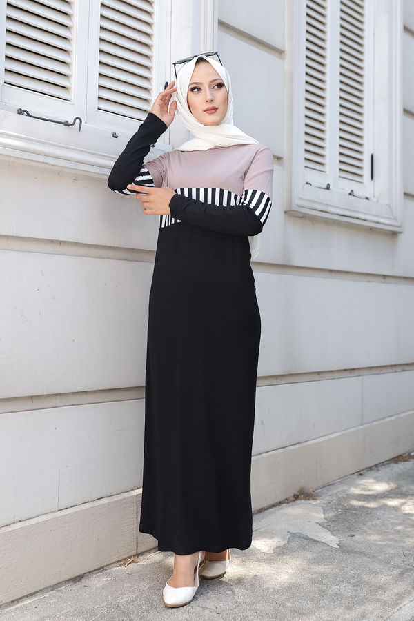 5260 ELBİSE Vizon - 5260