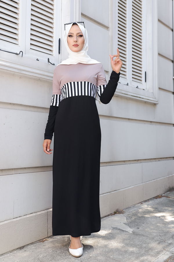 5260 ELBİSE Vizon - 5260