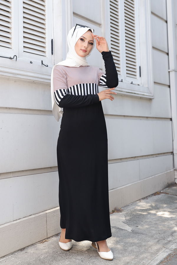 5260 ELBİSE Vizon - 5260