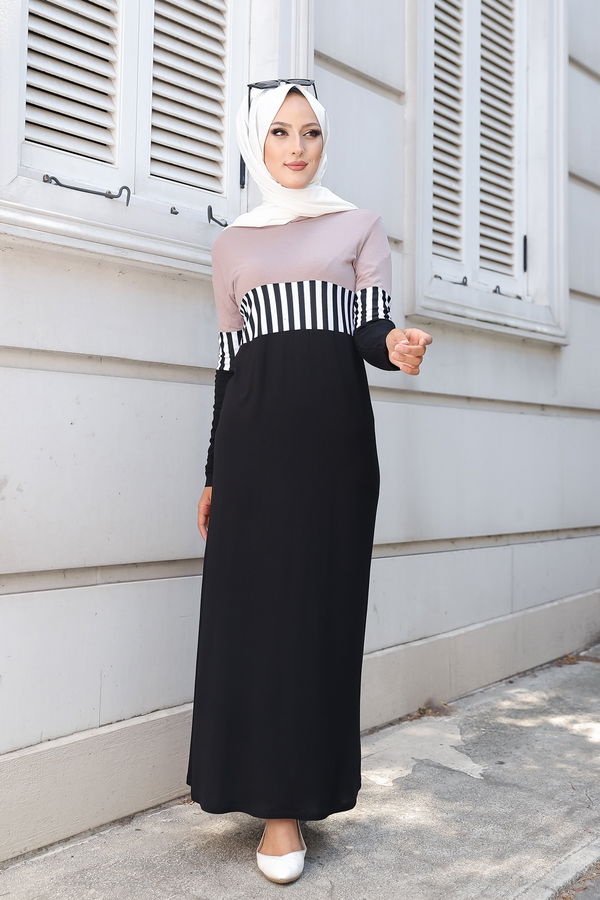 5260 ELBİSE Vizon - 5260