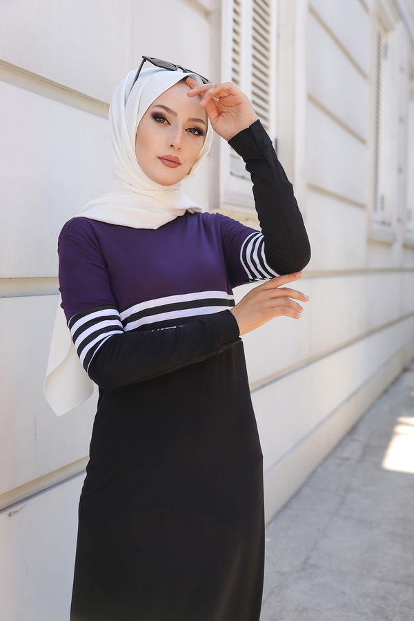 5251 ELBİSE Mürdüm - 5251 MÜRDÜM