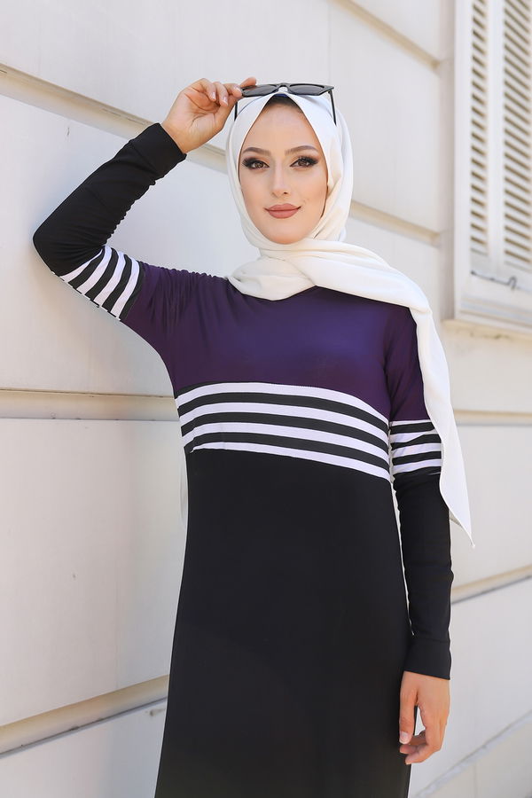 5251 ELBİSE Mürdüm - 5251 MÜRDÜM
