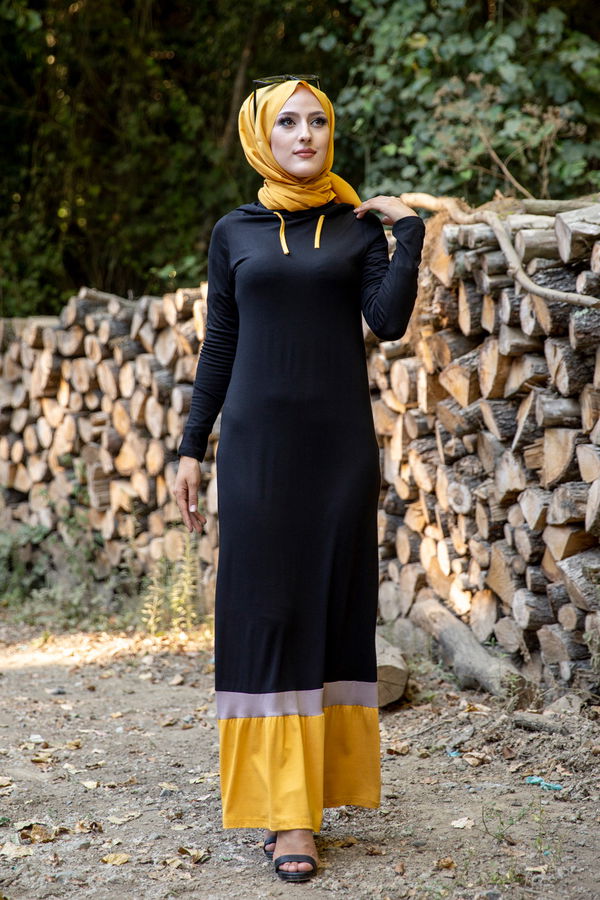 3075 GARNİLİ TUNİK Sarı - 3075