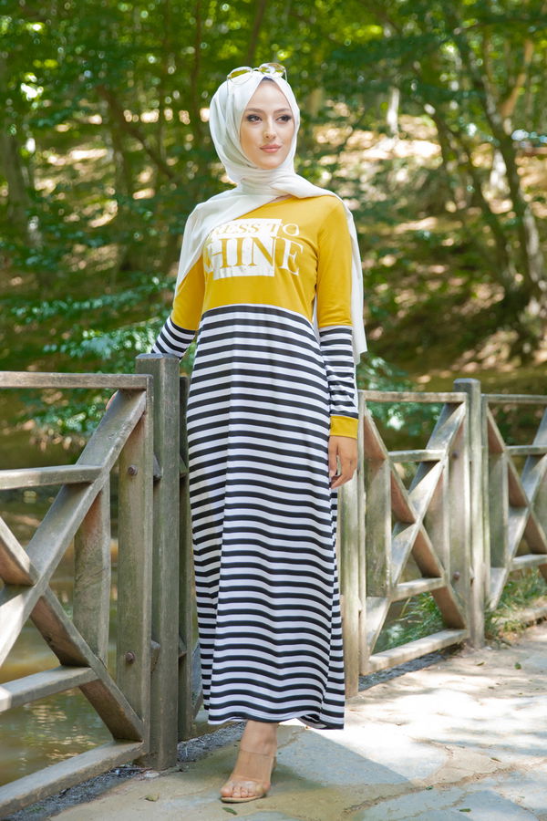5263 ELBISE Sarı - 5263 Sarı