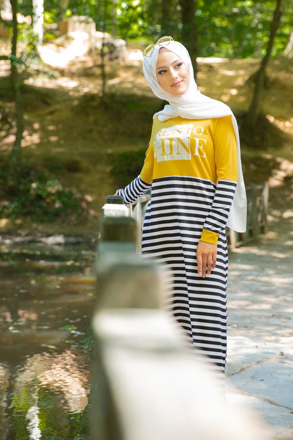 5263 ELBISE Sarı - 5263 Sarı