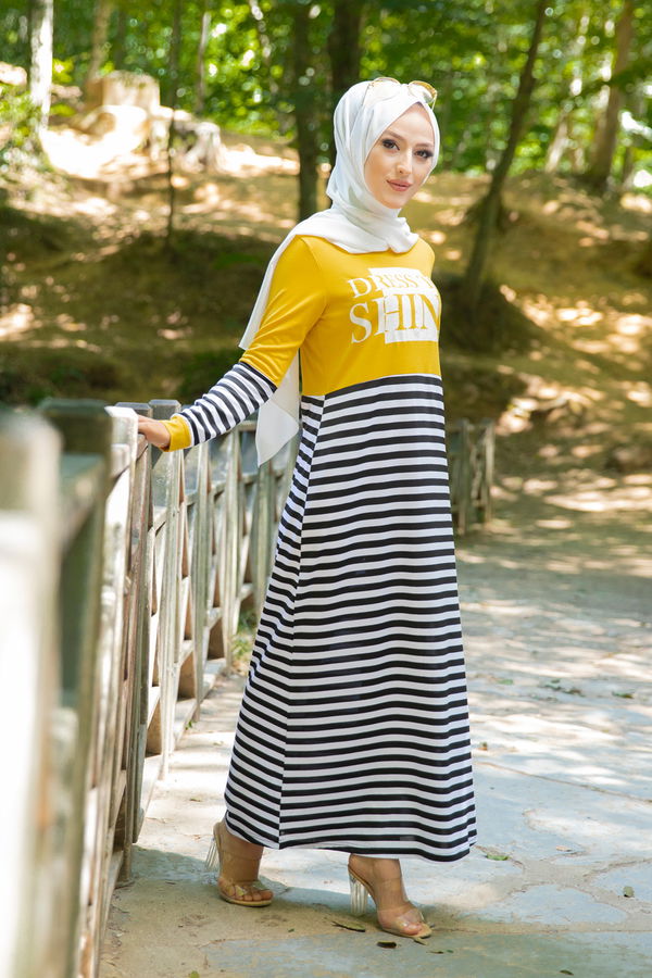 5263 ELBISE Sarı - 5263 Sarı