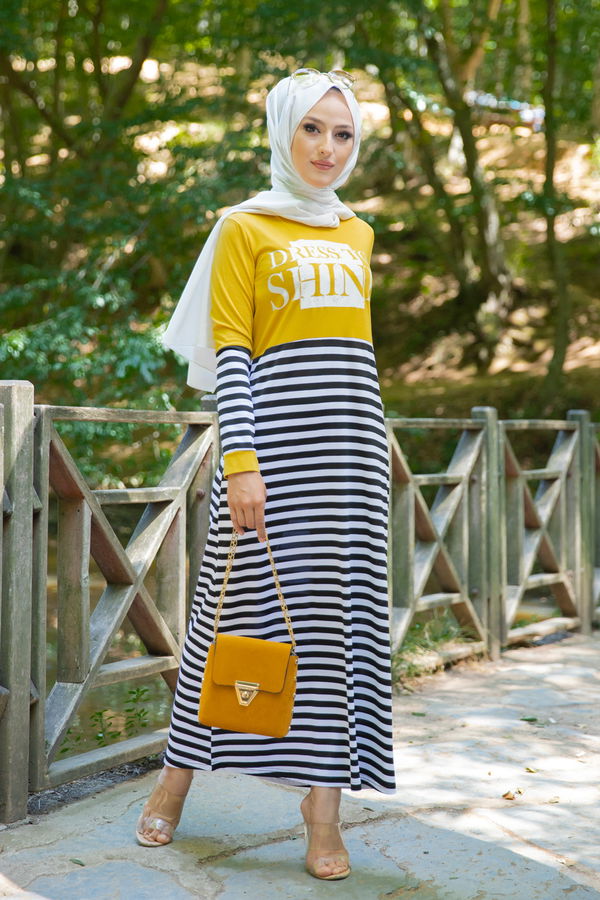 5263 ELBISE Sarı - 5263 Sarı