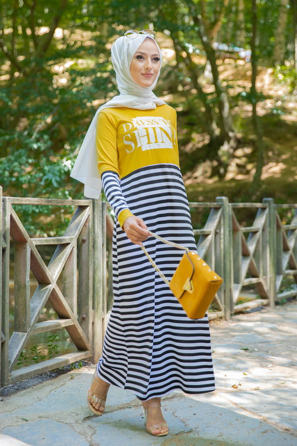 5263 ELBISE Sarı - 5263 Sarı