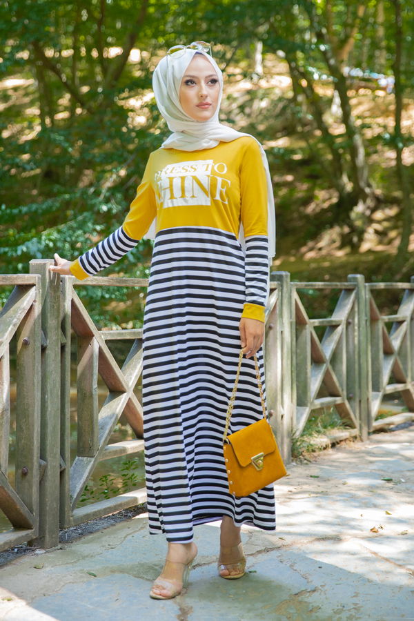 5263 ELBISE Sarı - 5263 Sarı