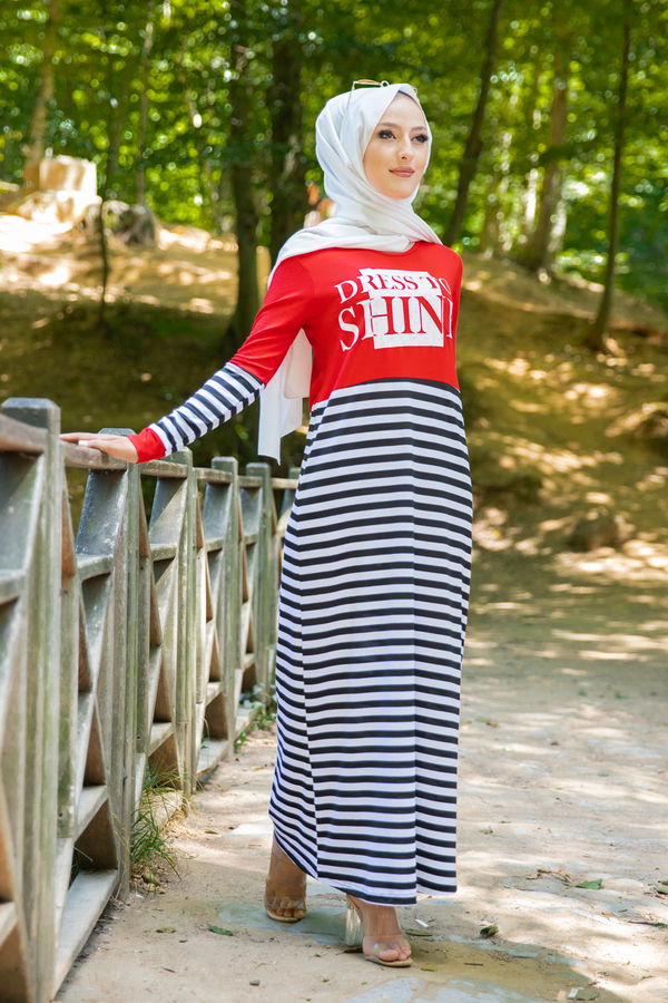 5263 ELBISE Kırmızı - 5263 Kırmızı