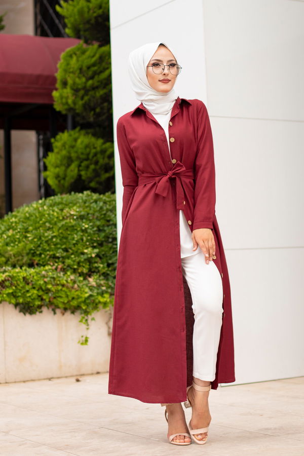 Elbıse Bordo - 3244 BORDO