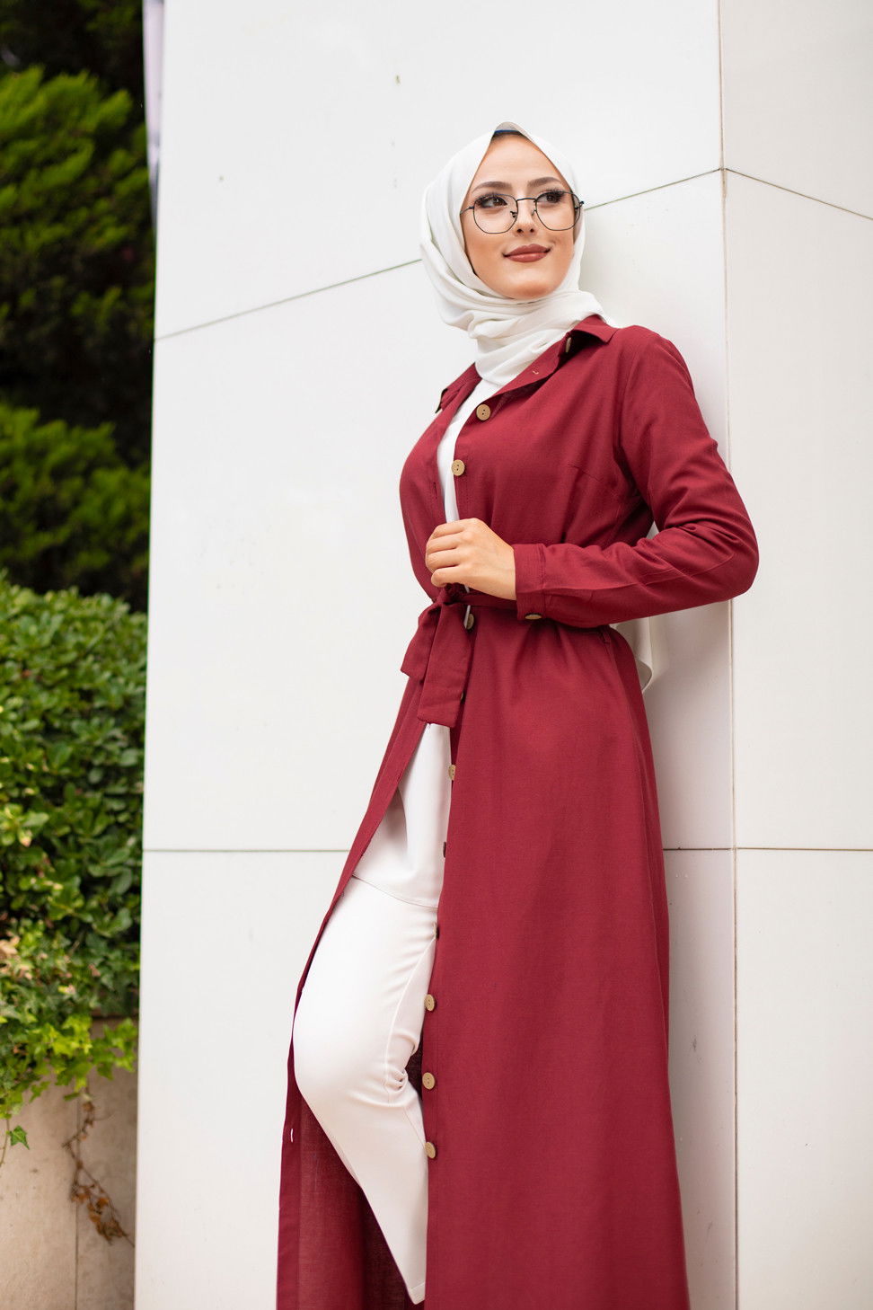 Elbıse Bordo - 3244 BORDO