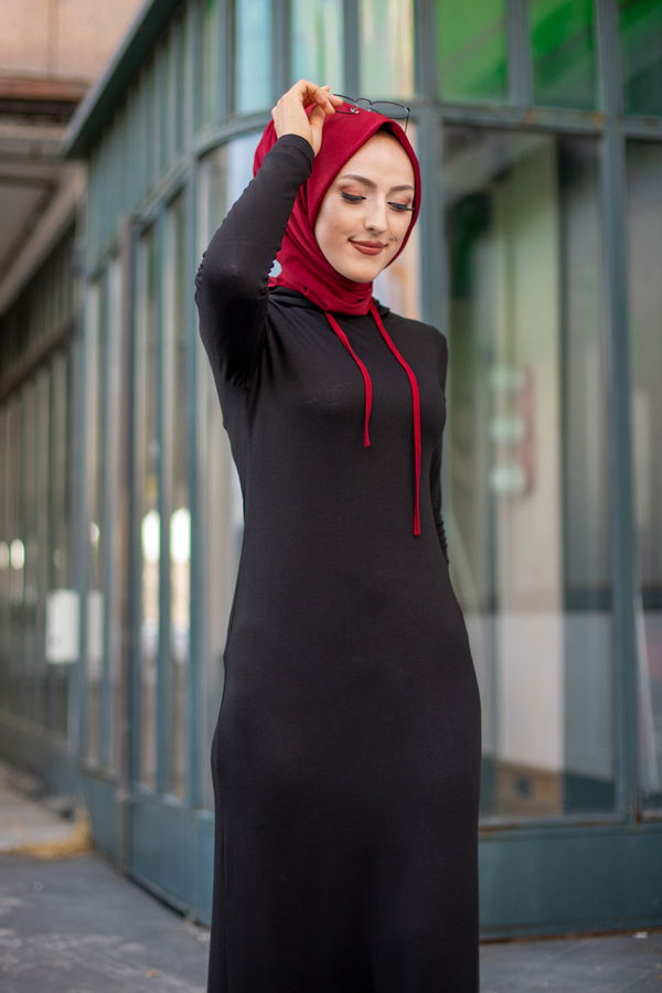 3075 GARNİLİ TUNİK Bordo - 3075