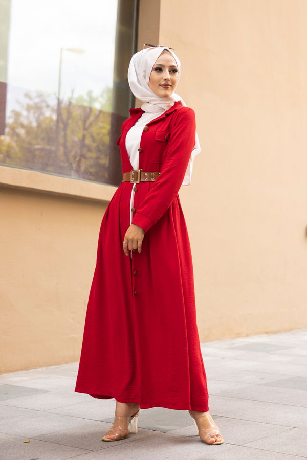 9055 ELBISE KEMER Kırmızı - 9055 Kırmızı