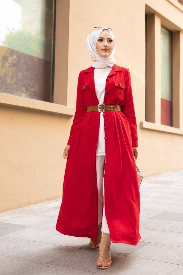 9055 ELBISE KEMER Kırmızı - 9055 Kırmızı