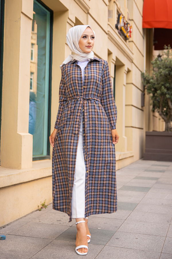 3259 EKOSE ELBISE Taba - 3259