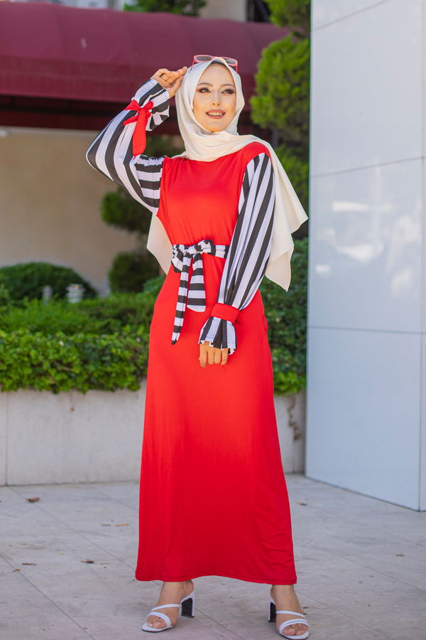 5266 ELBISE Kırmızı - 5266