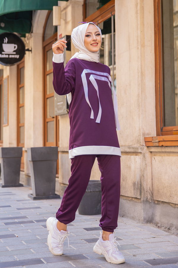 TUNIK PANTOLON Mürdüm - 3245 MÜRDÜM