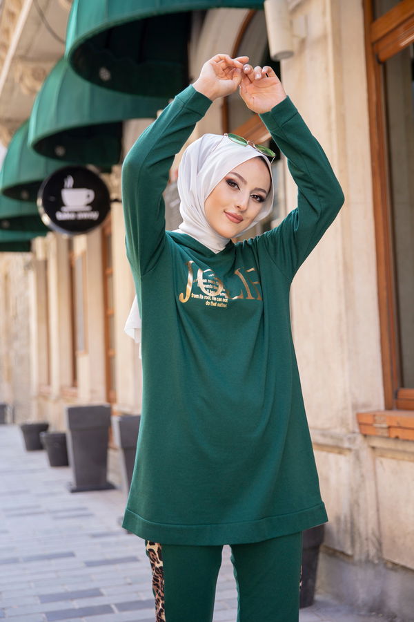 Tunık + Pantolon Yeşil - 8328 YEŞİL