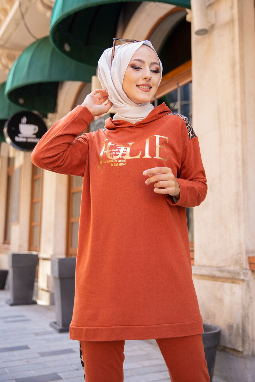 Tunık + Pantolon Kiremit - 8328 KİREMİT