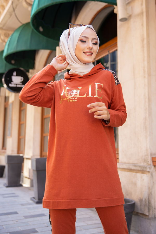 Tunık + Pantolon Kiremit - 8328 KİREMİT