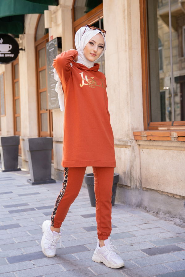 Tunık + Pantolon Kiremit - 8328 KİREMİT