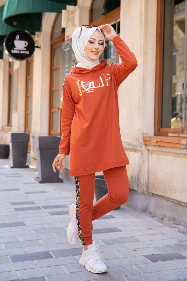 Tunık + Pantolon Kiremit - 8328 KİREMİT